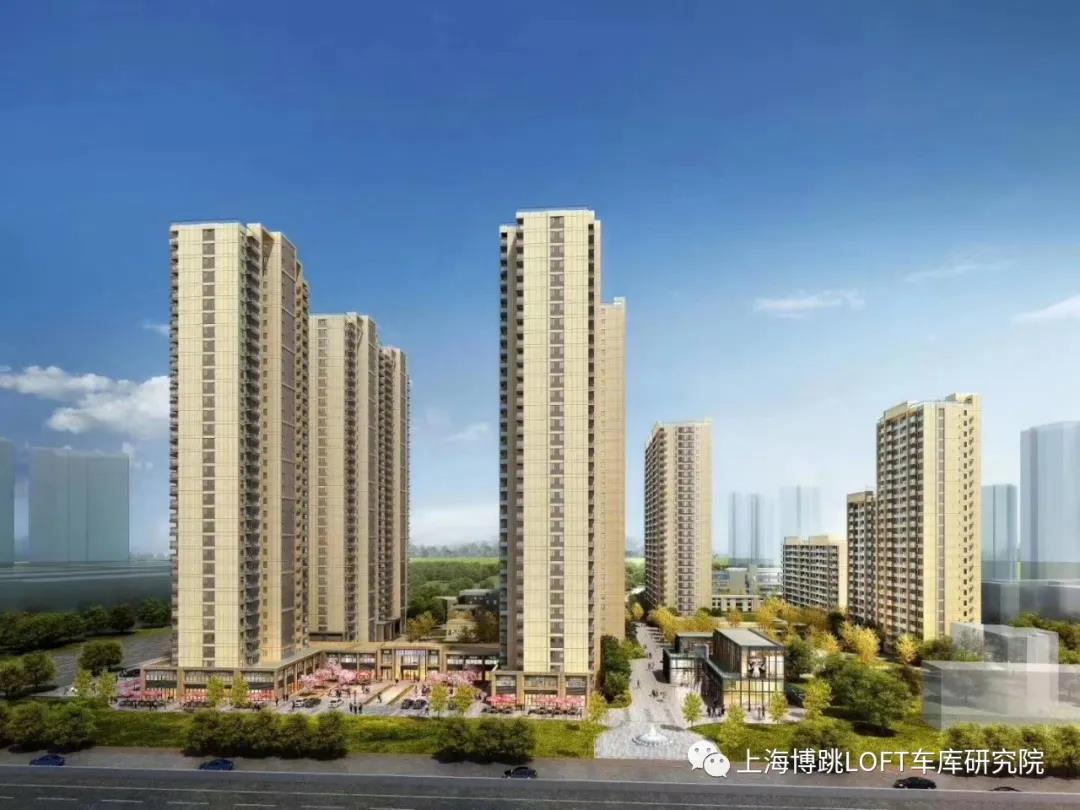 九龙坡采用了LOFT车库武汉当代集团春风十里项目现已结构封顶！